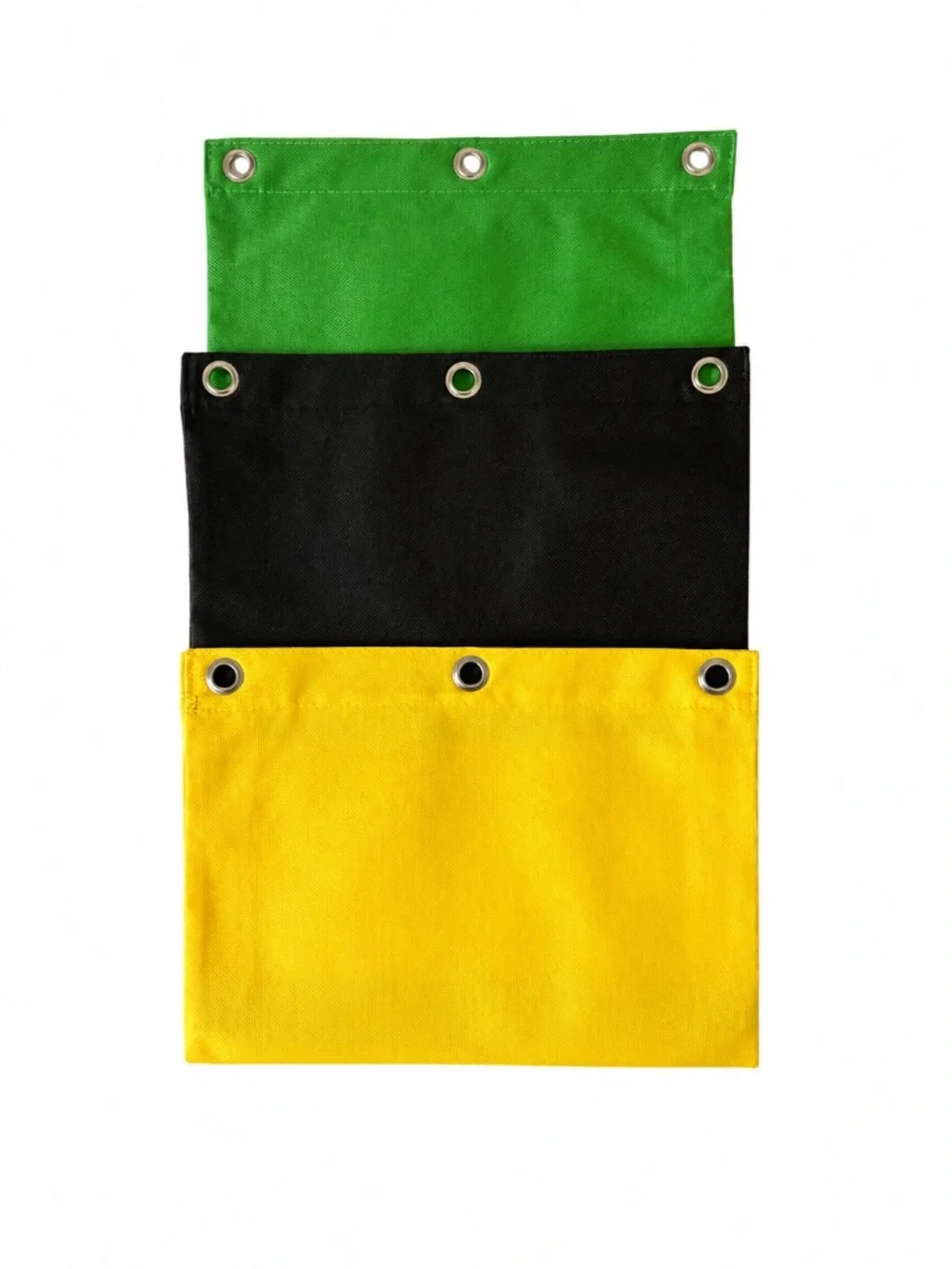 3-Pack Zippered Binder Pencil Pouches with Clear Window